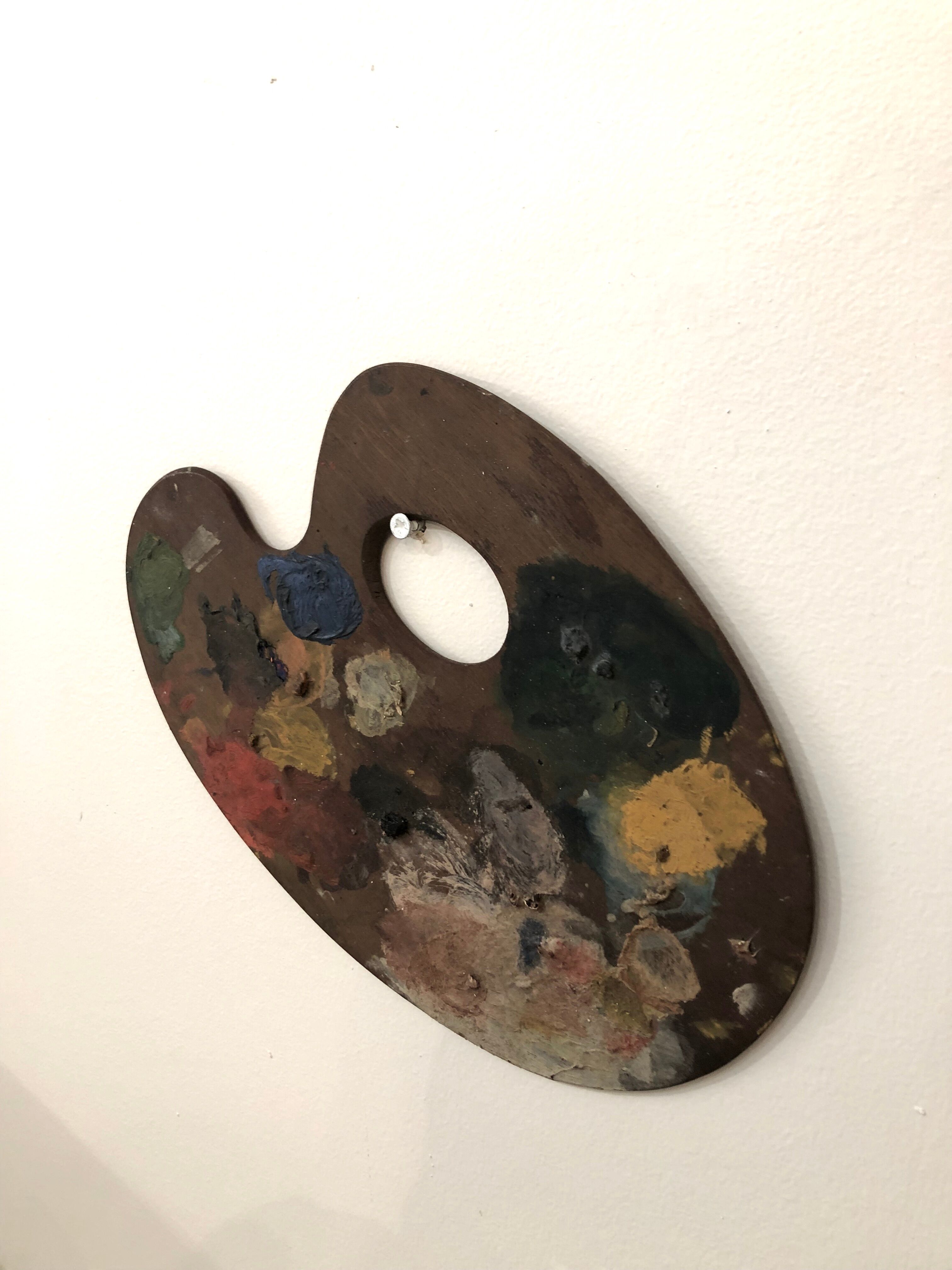 Wooden painter's palette