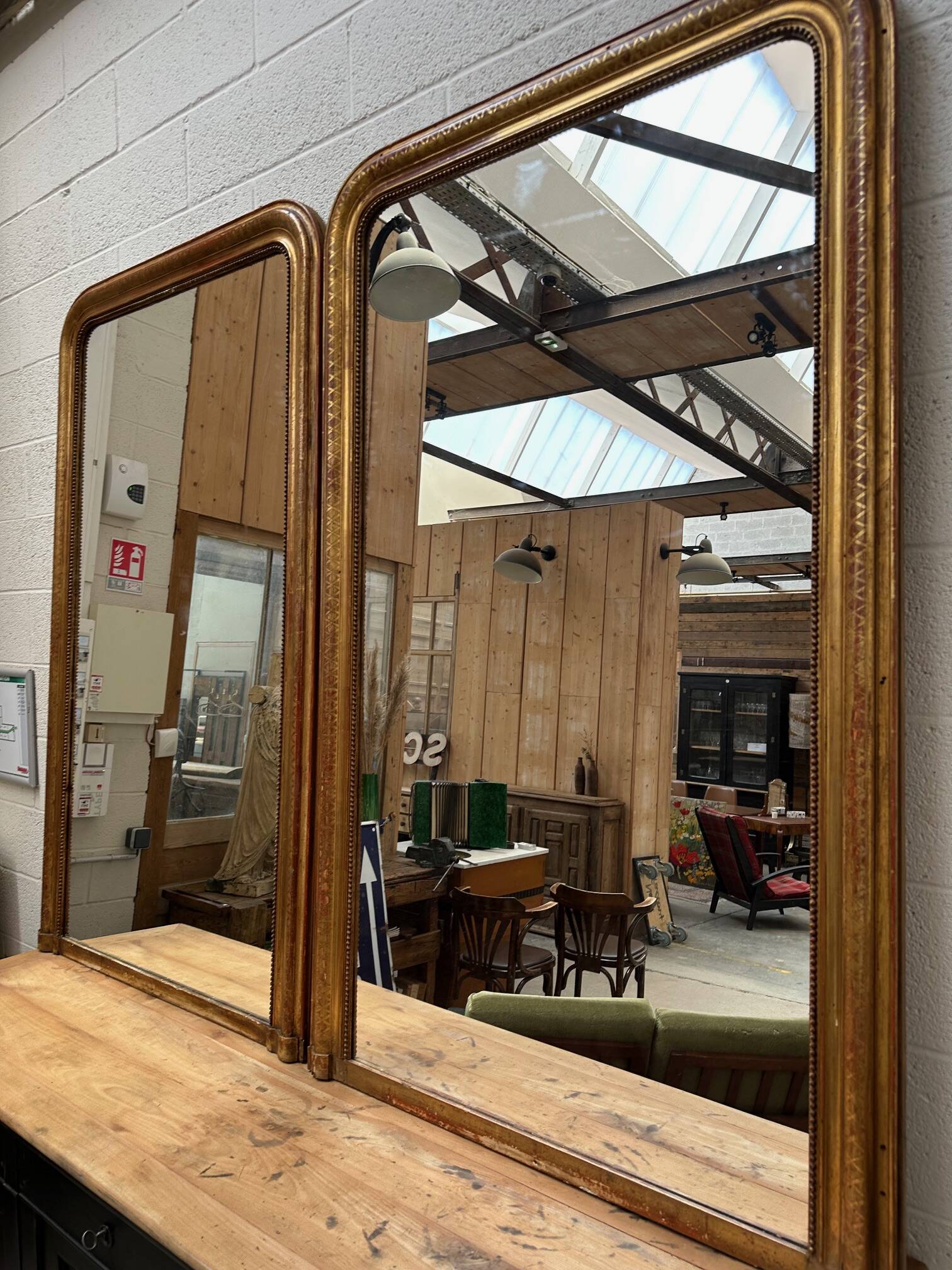Pair of Louis Philippe mirrors
