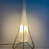 Space age opaline brass lamp from the 60s