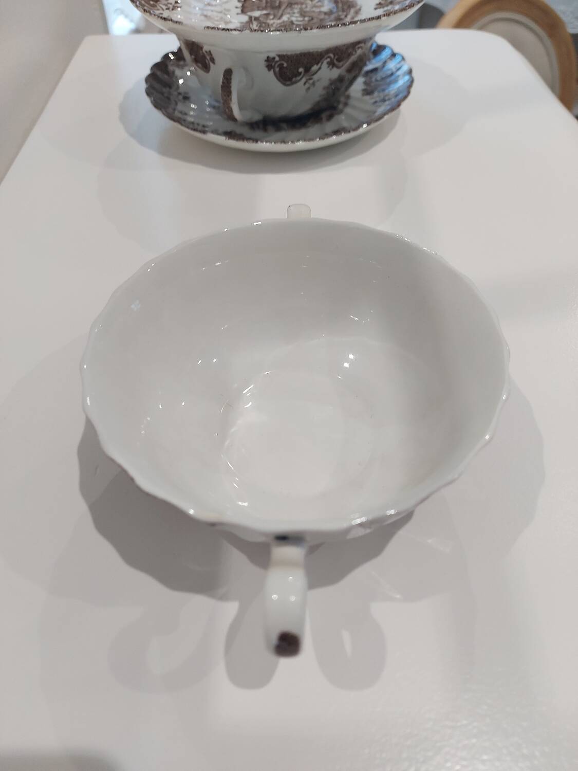 2 Johnson and Brother porcelain mugs