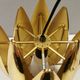Kastor lamp in brass, designed by Jo Hammerborg in 1969 and produced by Fog og Mørup.