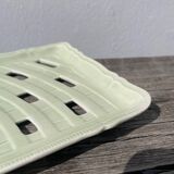 Sarreguemines ceramic braided dish