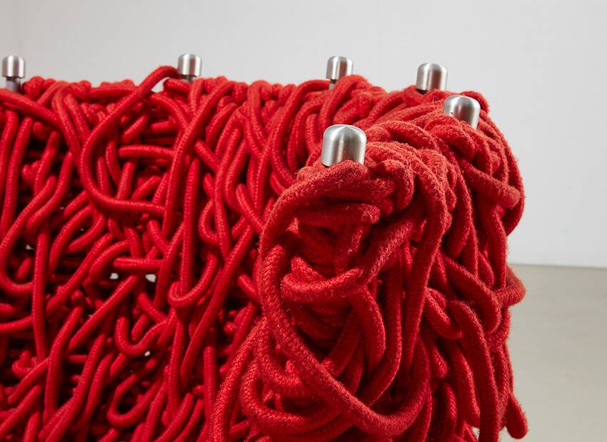 Fernando & Humberto Campana Vermelha Lounge Chair for Edra 1993/1998