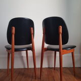 Set of 2 Baumann Pegase model chairs