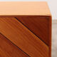 Modular beech set of two room dividers with benches, 1970 Italy