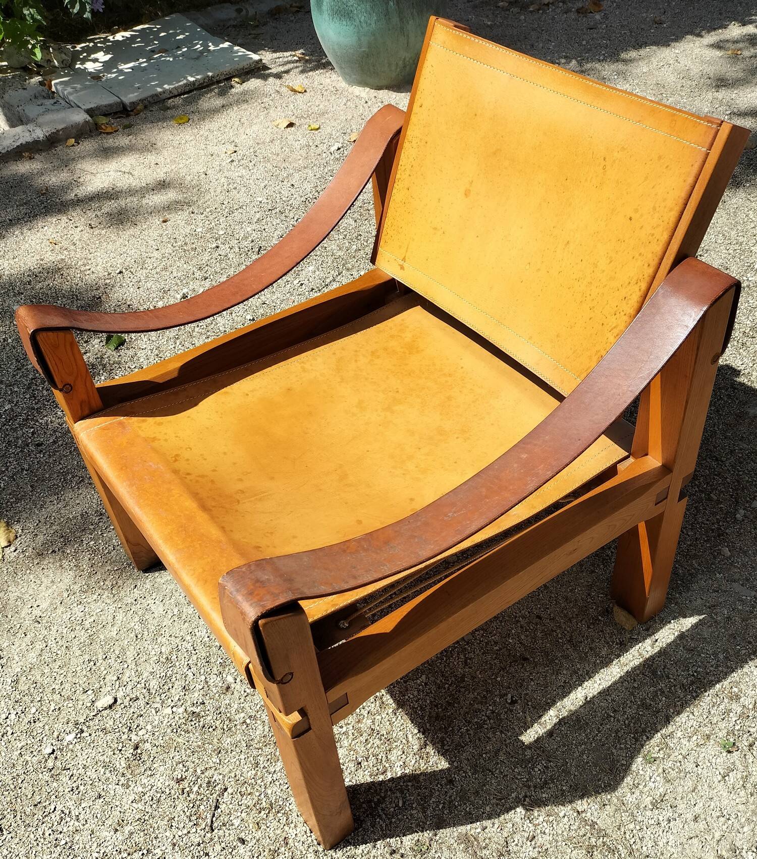 Pair of Lounge Armchairs S10 "Sahara" (Range X) by Pierre Chapo