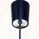 Suspension scandinave teck et verre opalin