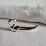 12 Silver-Plated Swan Knife Holders