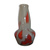 Vase en verre soufflé années 70