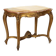 Petite table ancienne style baroque en bois sculpté, Italie, XIXe siècle