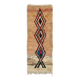 Tapis couloir marocain Boujad beige 75 x 280 cm