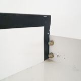 Black and white metal book shelves attrb. to Tomado, Holland, 1950's