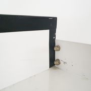 Black and white metal book shelves attrb. to Tomado, Holland, 1950's