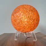 Paire de lampes de table en plastique design Space Age, années 1970.