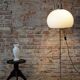 Mid-Century Chrome Floor Lamp by Guzzini for Meblo, Italy, 1960s