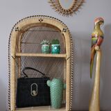 Vintage Emmanuelle rattan shelf