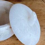 white alabaster lidded box