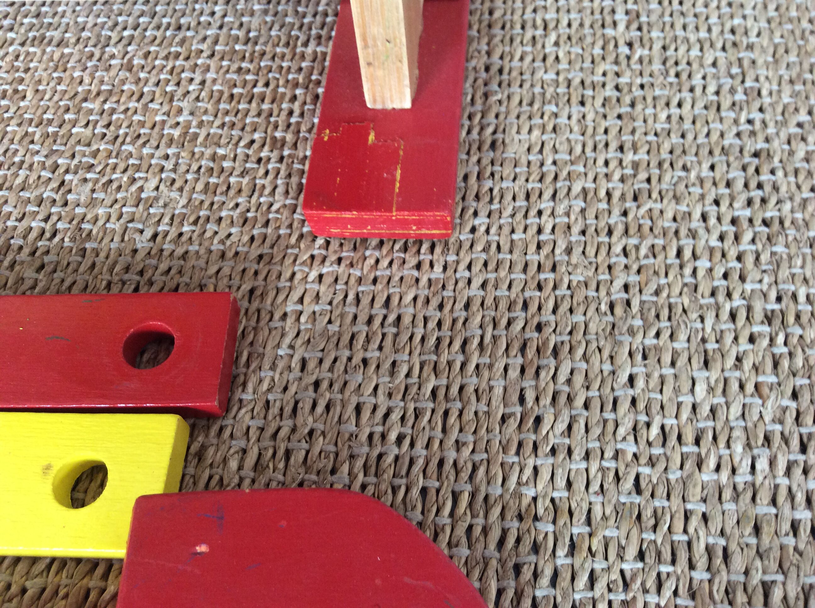 Child wooden workbench