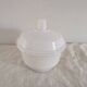 Sugar bowl in white opaline – 1960s/70s