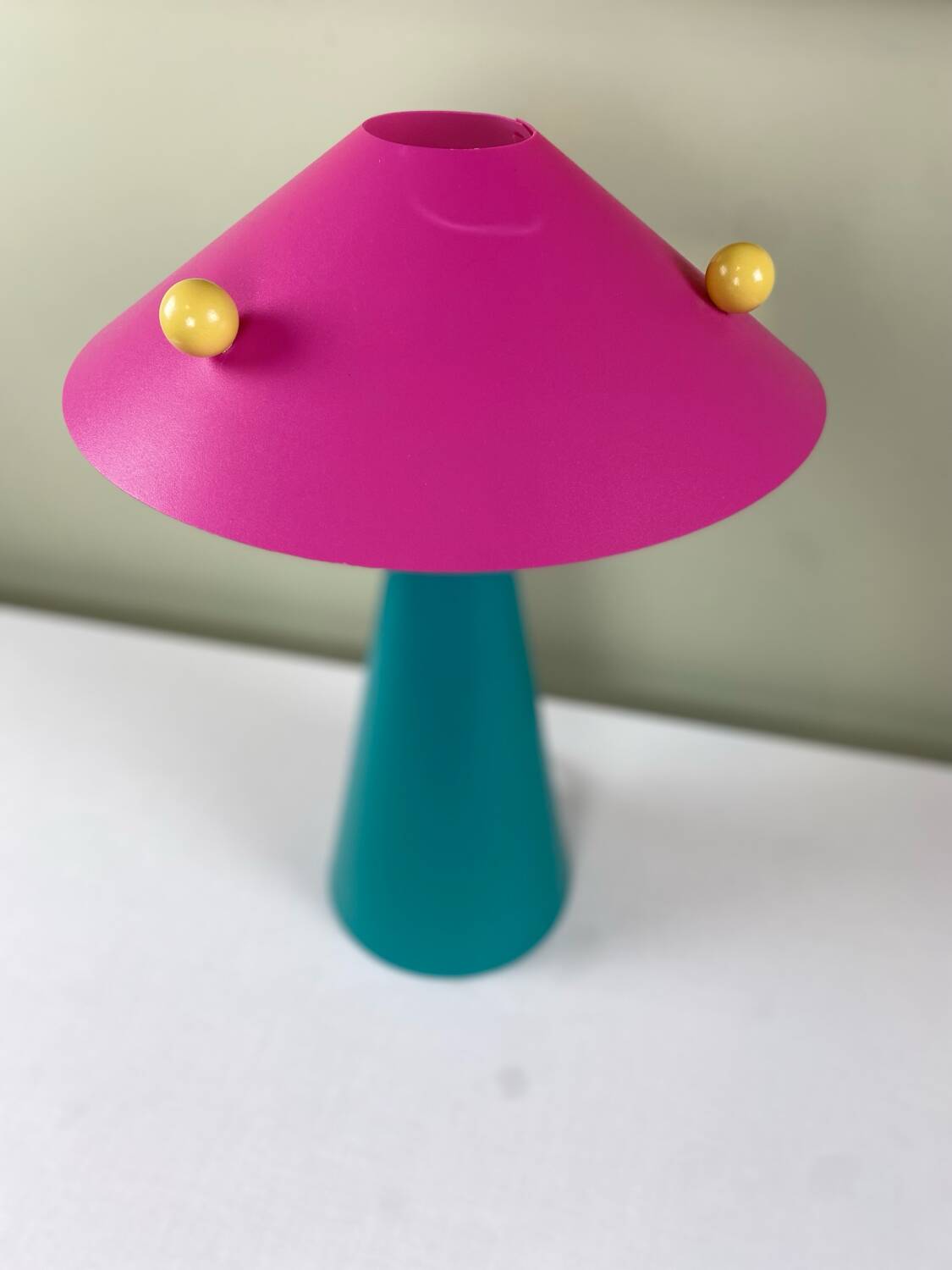 Colorful vintage lamp