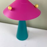 Lampe vintage colorée
