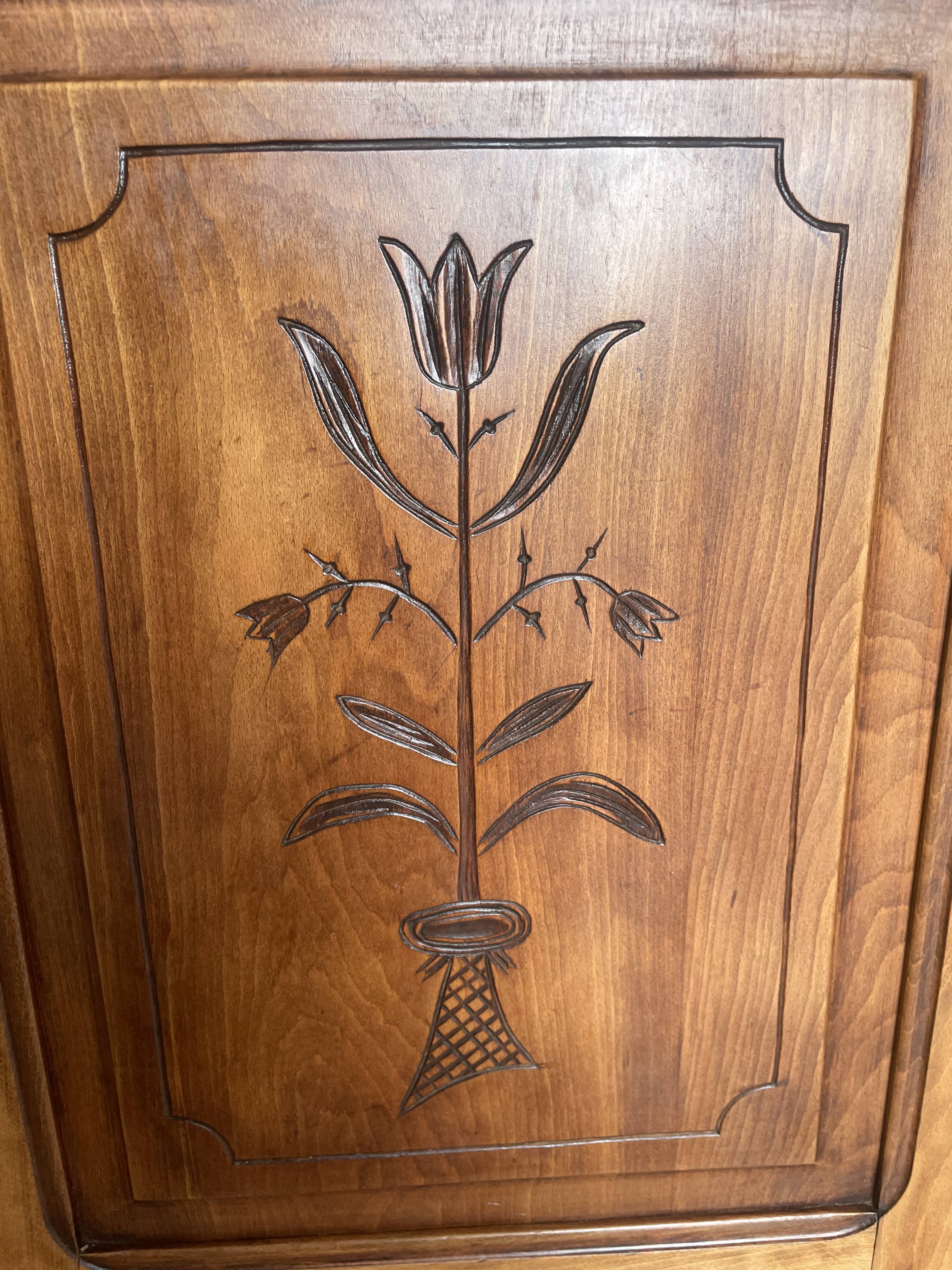 Art Deco style wooden sideboard