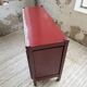 Red lacquered enfilade 1970 160cm