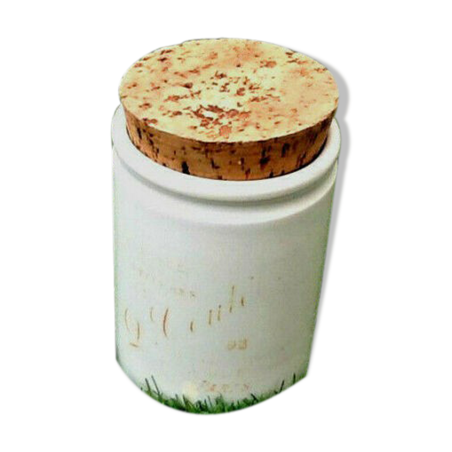 Jam Jar Circa 1880 Faience Creil Et Montereau Selency