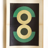 Collage on Old Paper • Sophie • signed Eawy