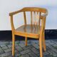 Bentwood and Pine Slat Arm Chair