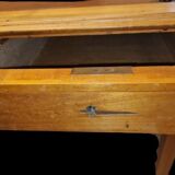 Cherry wood desk in Art Nouveau style