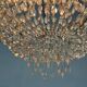 Pearl Bag, Chandelier Trimmed with Rows of Cut Crystal Beads, Circa 1