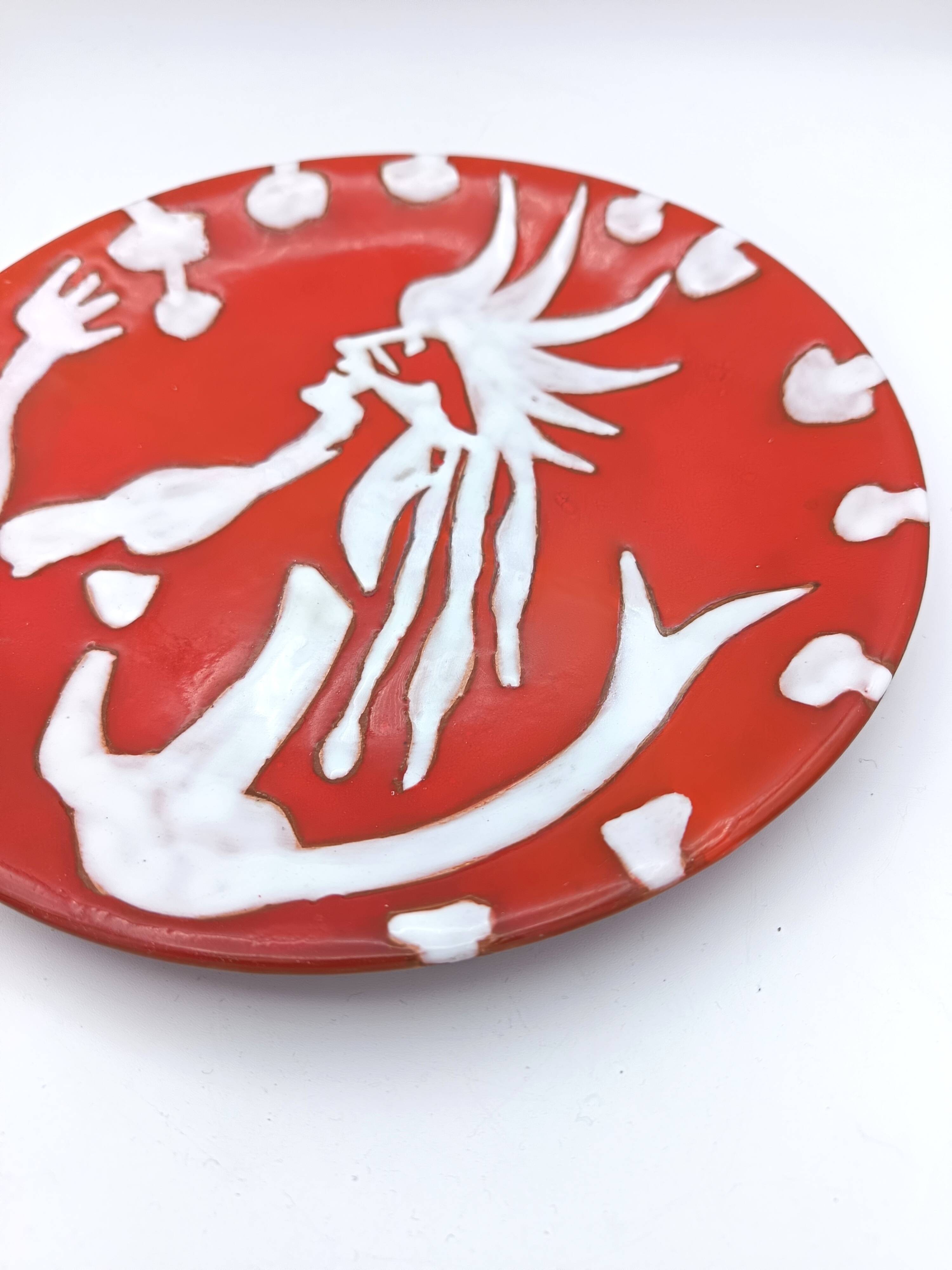 Ceramic plate by Jean Lurçat