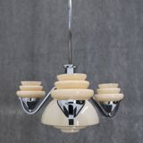 1930s Art Deco Chandelier, Czechoslovakia