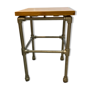 Tabouret style industriel pieds