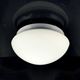 1980s minimalist small white ceiling lamp Globo lighting Germany