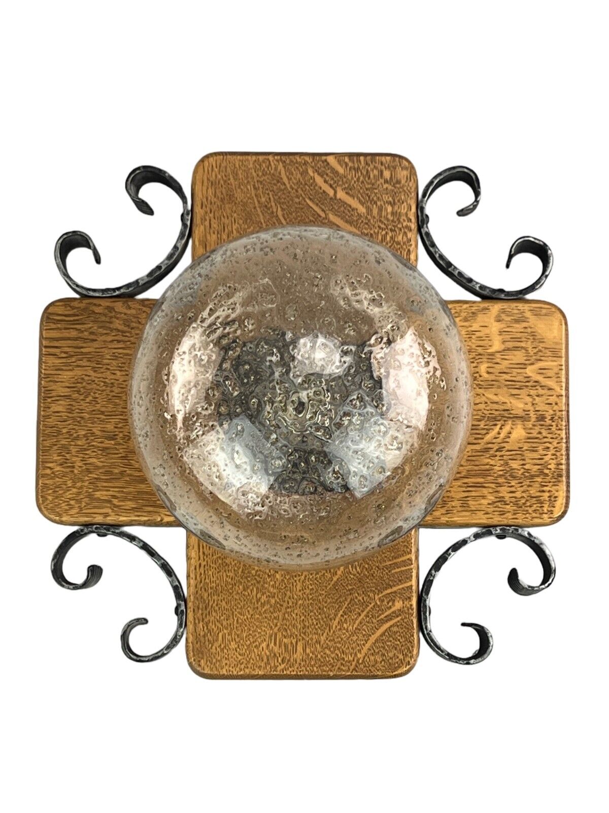 60s 70s wall lamp wall light glass Brutalist Kaiser Leuchten Germany