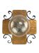 60s 70s wall lamp wall light glass Brutalist Kaiser Leuchten Germany