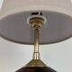 Wooden bedside lamp