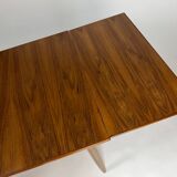 Mid-century dining table walnut vintage 60s Extandable