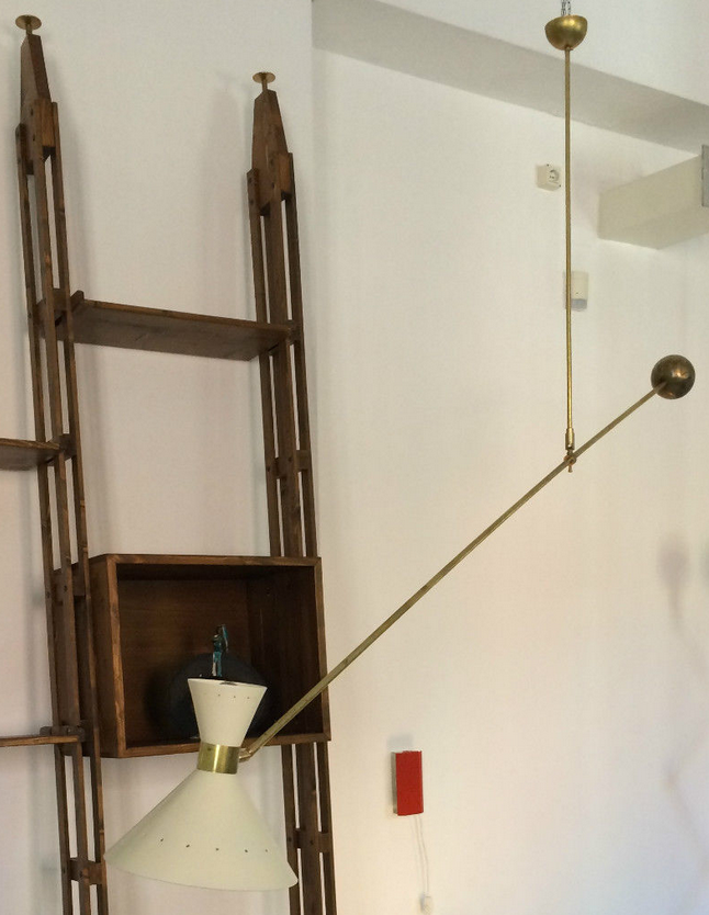 Italian suspension in the style of the 50's