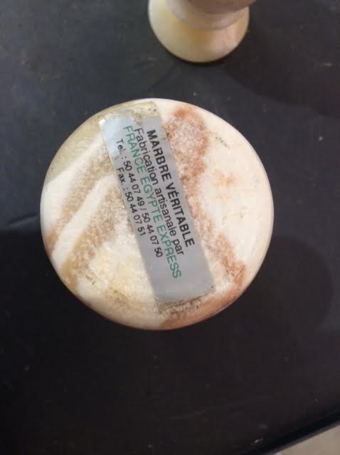 2 soliflore vases in onyx