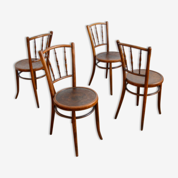 Suite of 4 chairs bistro Baumann