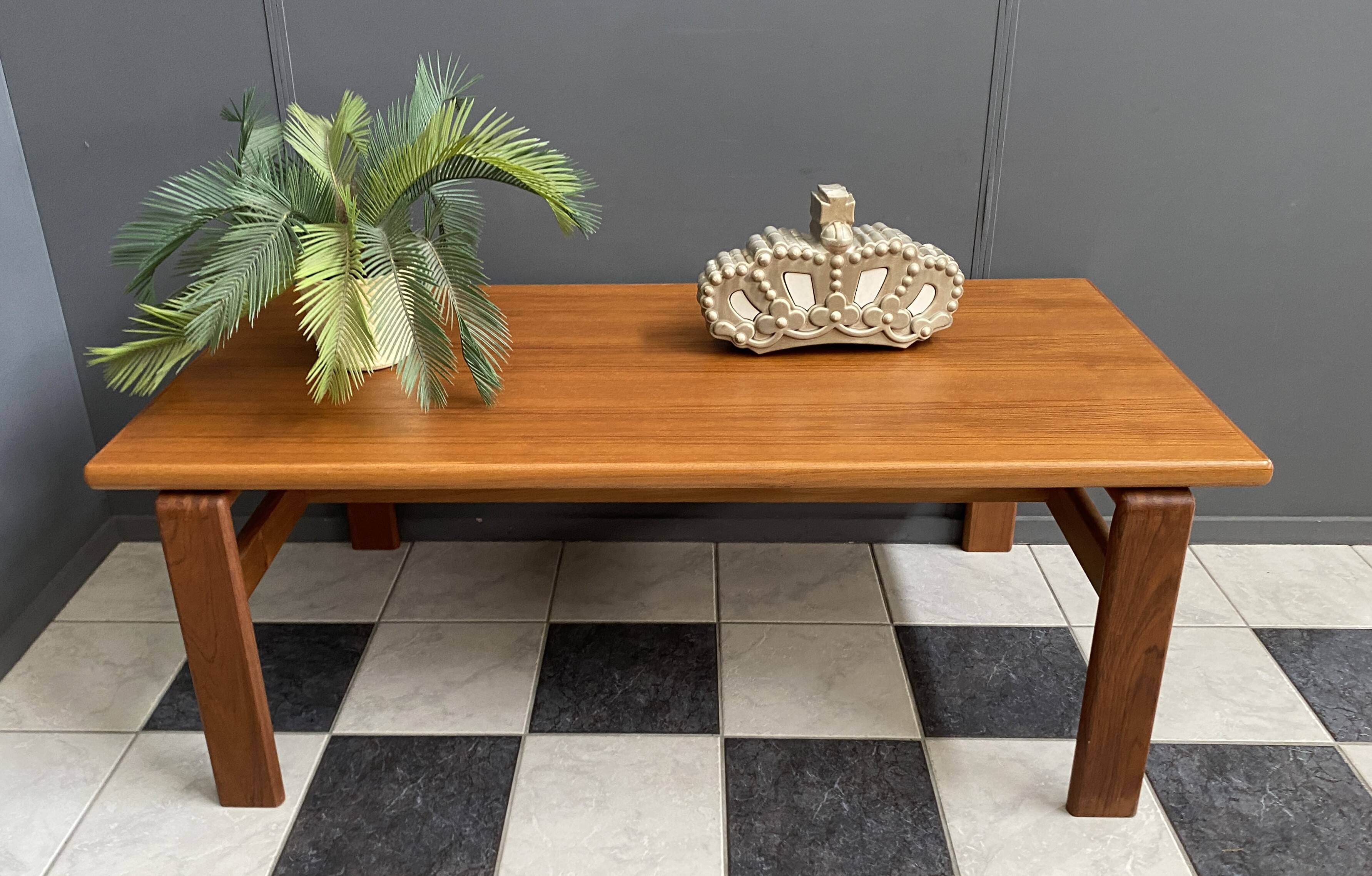 Teak coffee table by Burchardt Nielsen Denmark 1960