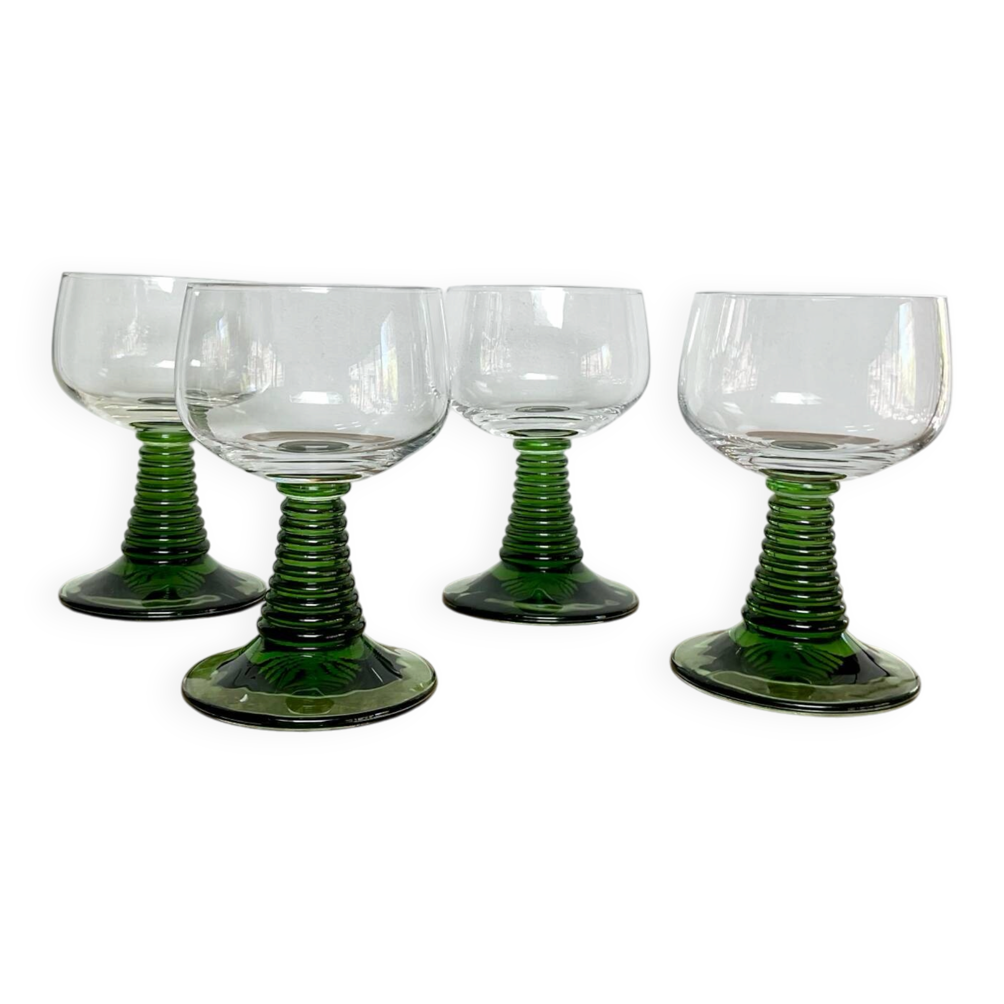 4 Alsace Roemer glasses
