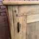 Vintage Parisian buffet made of raw wood