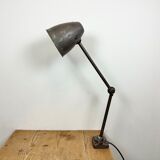 Brown Industrial Workshop Table Lamp, 1960s