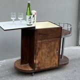 1930s Art Deco Rolling Bar