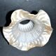 Lamp glass ART DECO - tulip cup in frosted glass molded basketry