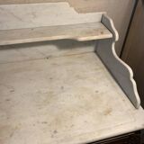 Old wooden and marble dressing table